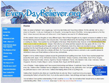 Tablet Screenshot of everydaybeliever.org